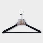 Плечики - вешалка с перекладиной LaDо́m Bois, антивандальные, деревянные, сорт А, 44.5×1.2×21.5 см - Фото 7