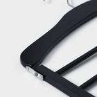 Плечики - вешалка для брюк и юбок LaDо́m Bois, сорт А, многоуровневая, широкие плечики, 38.5×1.2×34 см, дерево - Фото 4