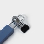 Вешалки для брюк и юбок LaDо́m Brillant, 28×12×2.3 см, 2 шт., деревянные, с зажимами, синии - Фото 5