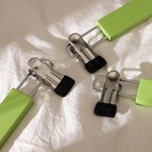 Вешалки для брюк и юбок LaDо́m Brillant, 28×12×2.3 см, 2 шт., деревянные, с зажимами, фисташковые - Фото 7