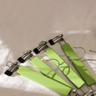 Вешалки для брюк и юбок LaDо́m Brillant, 28×12×2.3 см, 2 шт., деревянные, с зажимами, фисташковые - Фото 9