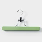 Вешалки для брюк и юбок LaDо́m Brillant, 30×17×2.4 см, 2 шт., деревянные, фисташковые - Фото 3
