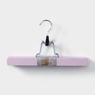 Вешалки для брюк и юбок LaDо́m Brillant, 30×17×2.4 см, 2 шт., деревянные, розовые - Фото 11