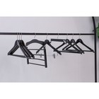 Плечики - вешалка для брюк и юбок LaDо́m Bois, 44.5×1.2×27.5 см, с зажимами, широкие плечики, сорт А, дерево - Фото 2