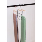 Вешалка для ремней и шарфов LaDо́m Laconique, 11.5×23×1.1 см, многоуровневая, розовая - Фото 13