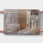 Вешалка для ремней и шарфов LaDо́m Laconique, 11.5×23×1.1 см, многоуровневая, розовая 9467690 - фото 319797154
