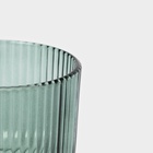 Стакан «Вино Верде», 350 мл, с крышкой и трубочкой, стекло, зелёный - Фото 6