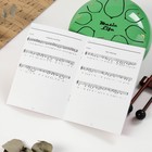 Музыкальный инструмент Глюкофон, зеленый, 8 лепестков, 15 х 9 см - фото 9607605