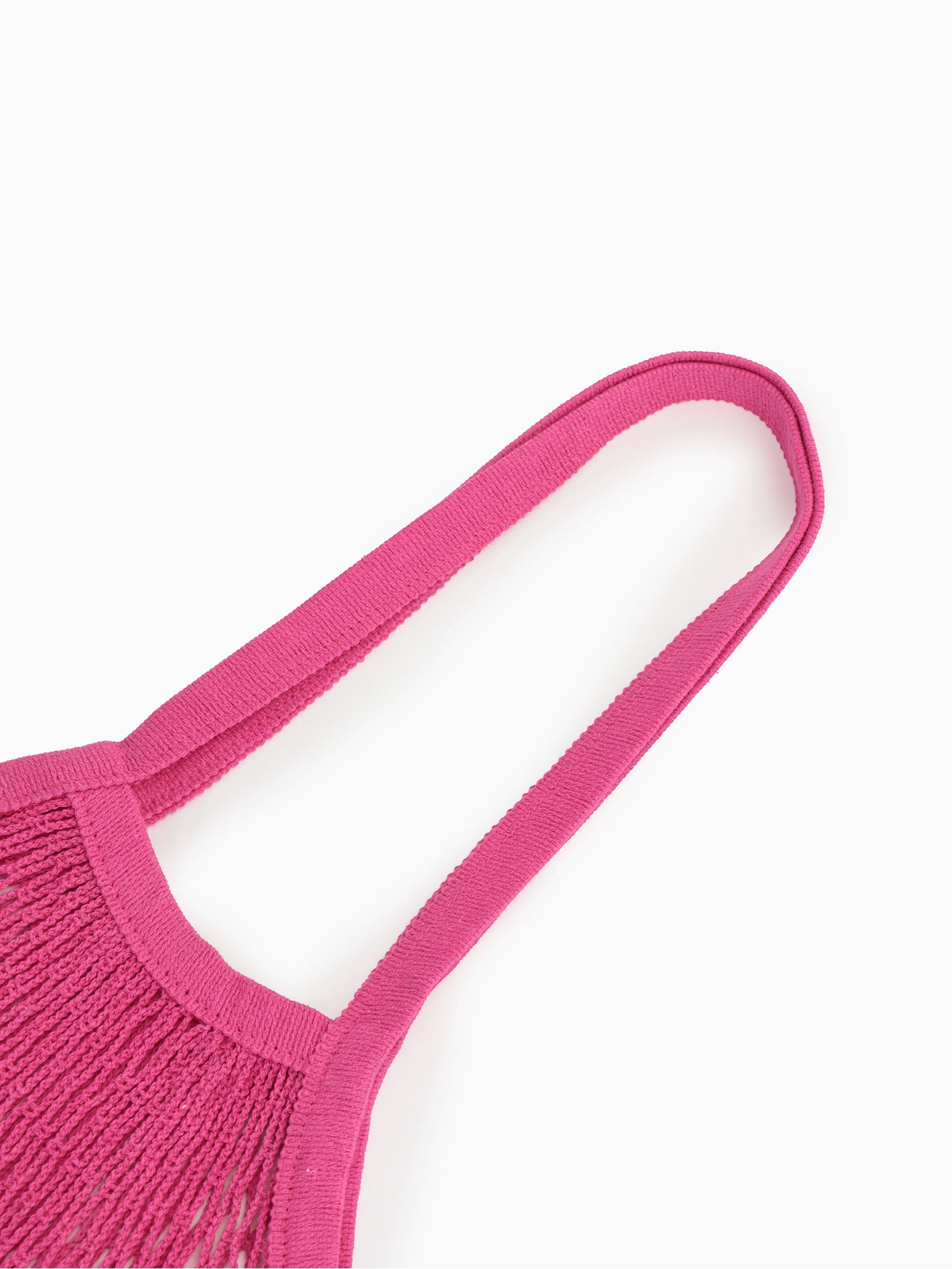 Авоська плетеная сумка, 41 х 27 см, ручка 17 см, клетка 1.5 см, розовая 9668115 Авоська плетеная сумка, 41 х 27 см, ручка 17 см, клетка 1.5 см, розовая 9668115