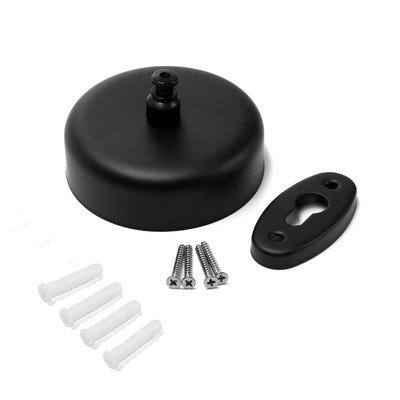 Настенная сушилка для белья ТУНДРА, нейлоновый вытяжной трос 2.8 м до 3 кг, чёрная