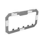 Вешалка ТУНДРА TVS002, металлическая, шестирожковая, самоклеящаяся, цвет серый - Фото 6