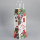 Пакет под бутылку «Новогоднее настроение», 13 x 36 x 10 см - Фото 2