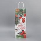 Пакет под бутылку «Новогоднее настроение», 13 x 36 x 10 см - Фото 3