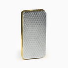 Зажигалка газовая "Микоши", 6.4 х 3.3 х 1 см, бело-золотая 9561508