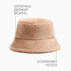 Панама зимняя женская MINAKU, размер one size 52-58, цвет песочный - Фото 3