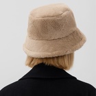 Панама зимняя женская MINAKU, размер one size 52-58, цвет песочный - Фото 9