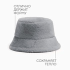 Панама зимняя женская MINAKU, размер one size 52-58, цвет графит - Фото 3