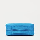 Косметичка-несессер на молнии, с крючком, цвет голубой - фото 9207352