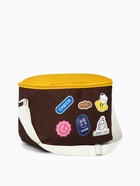 Термосумка на молнии, объём 10 л, жёлтая, коричневая - Фото 2