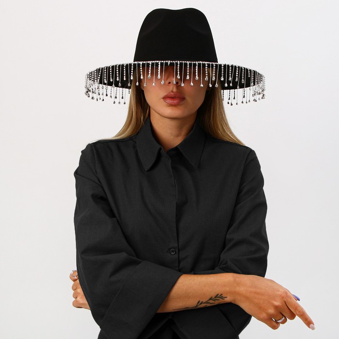 Женская шляпа с широкими полями - купить в СПб
