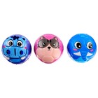 Мягкий мячик «Животные», 6,3 см, виды МИКС (комплект 12 шт) - фото 22807976