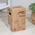 Набор для уборки Magic Compact: швабра с отжимом и ведро, ведро 20×17,5×35,5 см, размер насадки 32,5×12,5 см, цвет графит - Фото 12