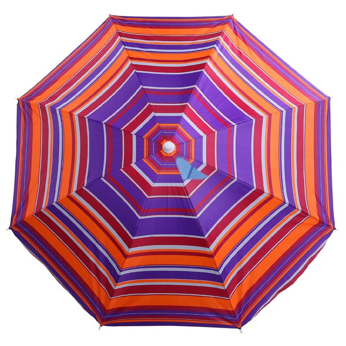 Зонт пляжный Maclay «Модерн», с серебристым покрытием, d=150 cм, h=170 см, цвет МИКС - фото 1884713163