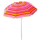 Зонт пляжный «Модерн» с механизмом наклона, d=132 cм, h=160 см, с серебристым покрытием, МИКС - Фото 3