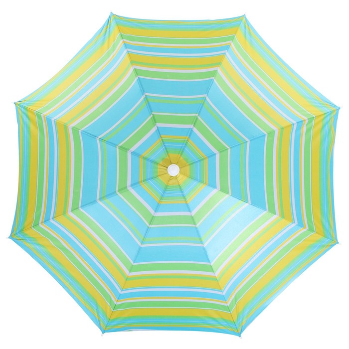 Зонт пляжный Maclay «Модерн», с серебристым покрытием, d=180 cм, h=195 см, цвет МИКС - фото 1884713168