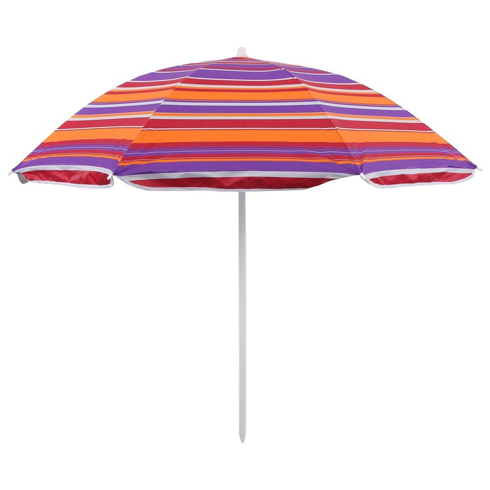 Зонт пляжный Maclay «Модерн», с серебристым покрытием, d=180 cм, h=195 см, цвет МИКС - фото 1884713169