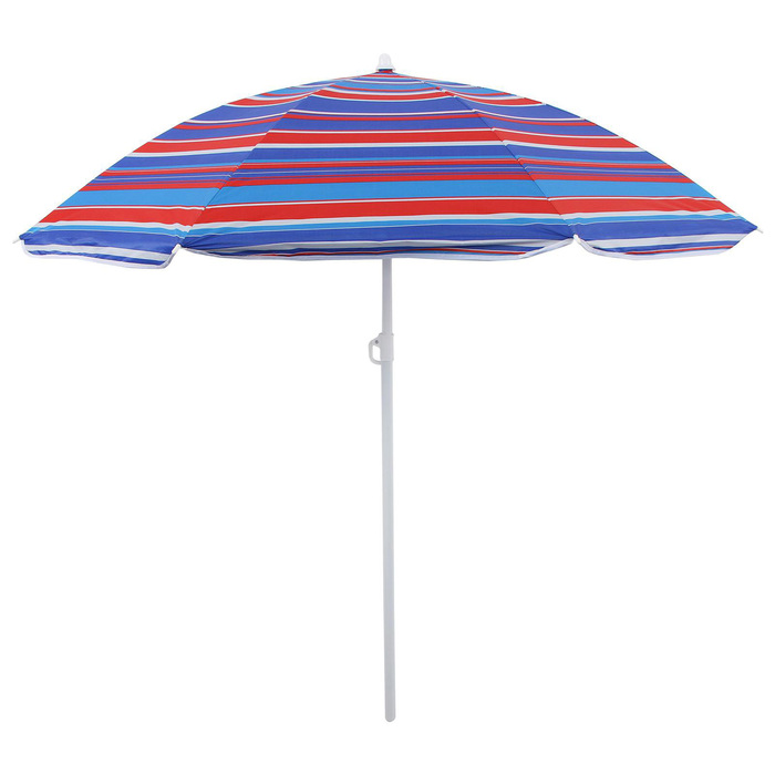 Зонт пляжный Maclay «Модерн», с серебристым покрытием, d=180 cм, h=195 см, цвет МИКС - фото 1906787627