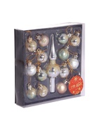 Ёлочные игрушки «Сочельник. Сияние», новогодние, набор 15 шт. 9510146