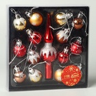 Елочные игрушки «Сочельник. Искра», новогодние, набор 15 шт. - Фото 3