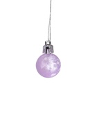 Ёлочные игрушки «Хоровод», шары новогодние, d=2.5 и 5.5 см, набор 33 шт., сиреневый - Фото 5