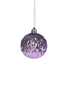 Ёлочные игрушки «Хоровод», шары новогодние, d=2.5 и 5.5 см, набор 33 шт., сиреневый - Фото 8