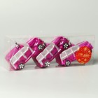 Ёлочные игрушки 3 шт., «Зимнее волшебство, Модельки» пластик, 9×3.5 см, розовый - Фото 2