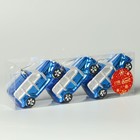 Ёлочные игрушки 3 шт., «Зимнее волшебство, Модельки» пластик, 9×3.5 см, синий - Фото 2