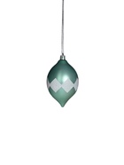 Ёлочные игрушки «Льдинки», шары новогодние, набор 19 шт., зелёный - фото 8082886