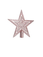 Ёлочные игрушки «Звёздный вечер», новогодние, набор 22 шт., розовый - фото 8082898