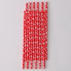 Трубочки для коктейля «Снежинки», набор 12 шт. - Фото 2