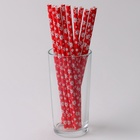 Трубочки для коктейля «Снежинки», набор 12 шт. - Фото 4