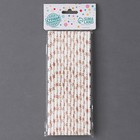 Трубочки для коктейля «Розовые звёзды», набор 25 шт. - фото 22808139