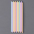 Трубочки для коктейля «Нежность», набор 12 шт. - Фото 1