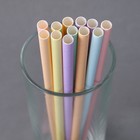 Трубочки для коктейля «Нежность», набор 12 шт. - Фото 2