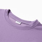 Костюм для девочки (футболка, шорты) MINAKU: Casual Collection, лиловый, рост 158 см - Фото 6