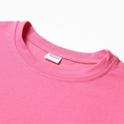 Костюм для девочки (футболка, шорты) MINAKU: Casual Collection, розовый, рост 146 см - Фото 6