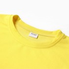 Костюм детский (футболка, шорты) MINAKU: Casual Collection, жёлтый, рост 128 см 9846445