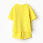Костюм детский (футболка, шорты) MINAKU: Casual Collection, жёлтый, рост 152 см - Фото 12