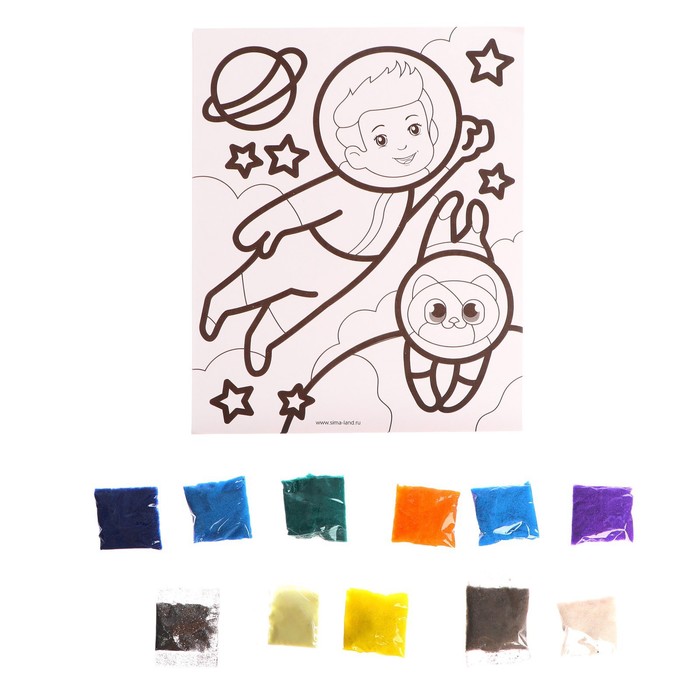 УЦЕНКА Лунная фреска «Приключения в космосе» - Фото 1