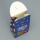 Коробка складная «Дед мороз», 9 х 19 х 6 см, Новый год - Фото 3